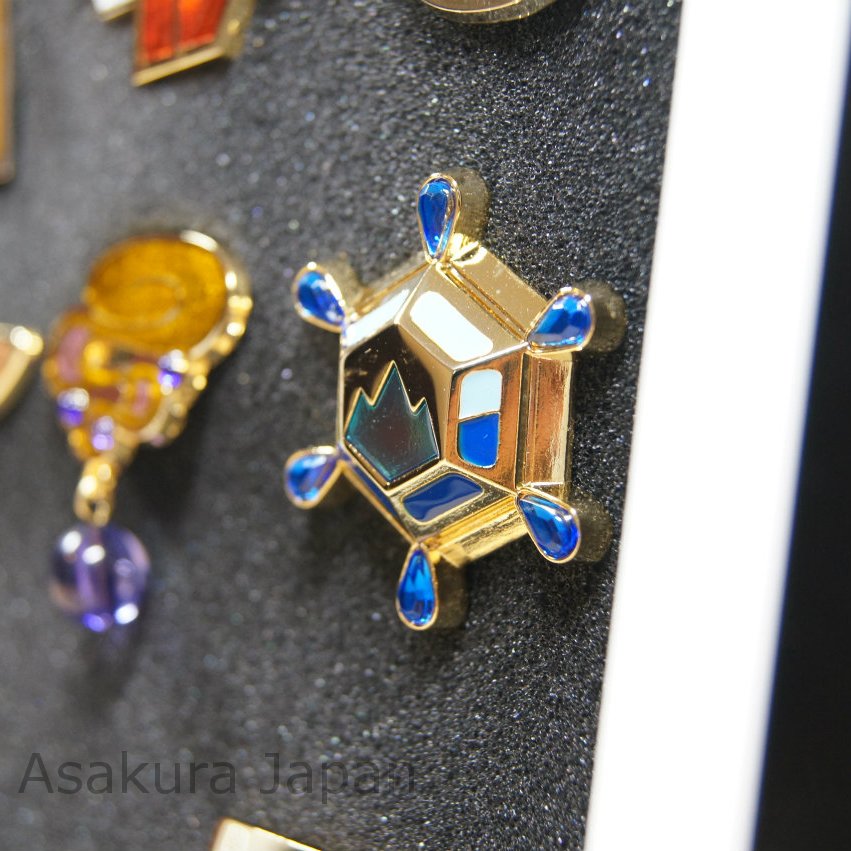 Pokemon Center 2014 Gym badge Collection Complete set XY 300