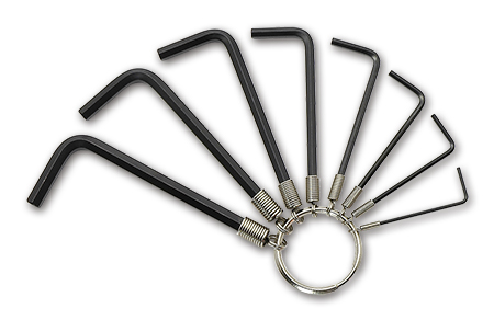 リング付六角棒レンチセット/インチサイズ/その他 | 六角棒レンチ