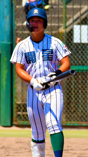 待ち望んだ親友との対戦、力ある球を打ち返した 開星の前井出主将