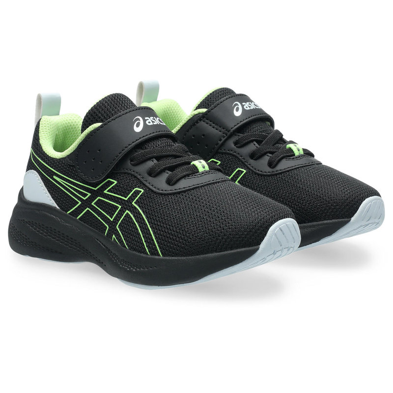 1154A221(16.0cm ブラック×ライトグリーン): ASICS LAZERBEAM