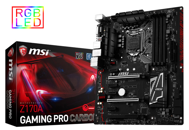 Z170A GAMING PRO CARBON | MSI マザーボード Intel Z170チップセット