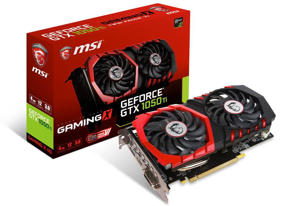 GeForce GTX 1050 Ti GAMING X 4G | MSI グラフィックボード GeForce