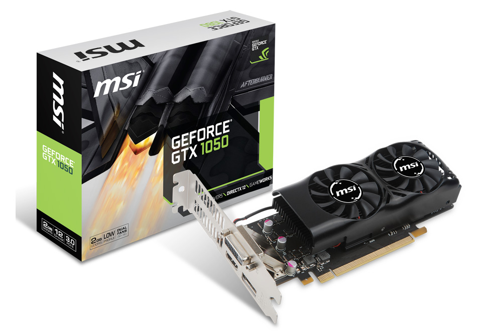 GeForce GTX 1050 2GT LP | MSI グラフィックボード GeForce GTX 1050