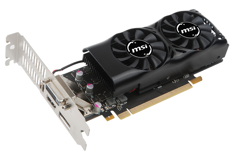 GeForce GTX 1050 2GT LP | MSI グラフィックボード GeForce GTX 1050