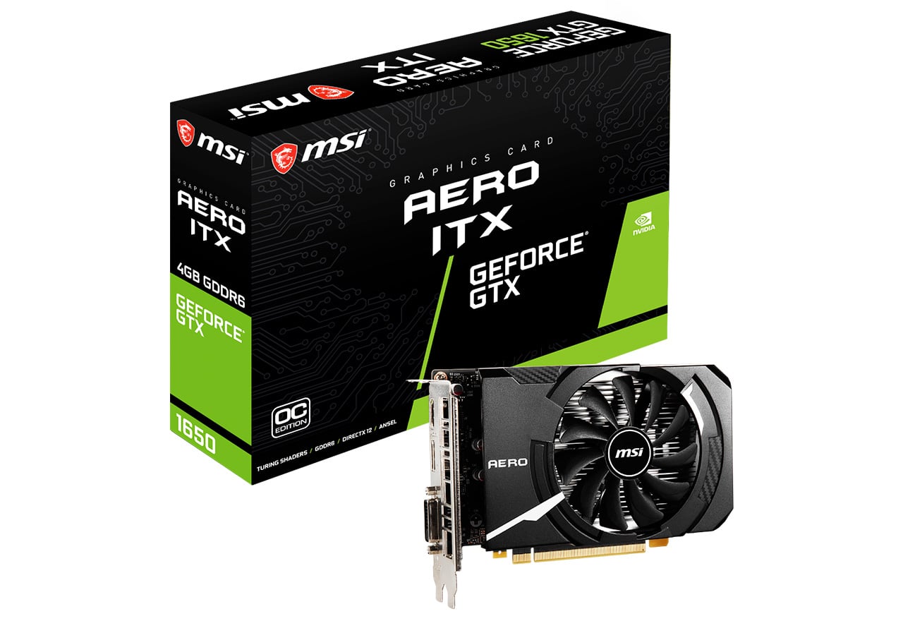 GeForce GTX 1650 D6 AERO ITX J OC | MSI グラフィックボード GeForce