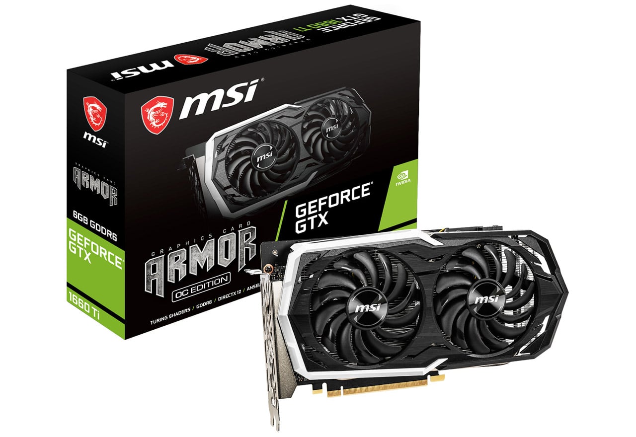 GeForce GTX 1660 Ti ARMOR 6G OC | MSI グラフィックボード GeForce