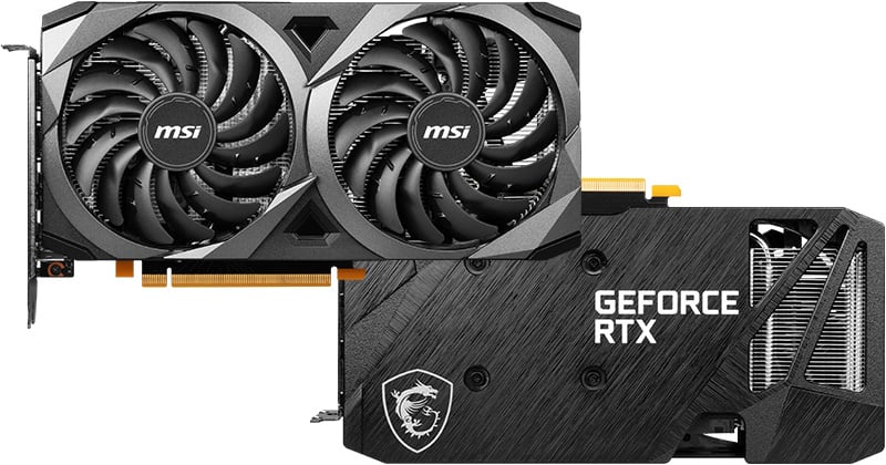 GeForce RTX 3050 VENTUS 2X 8G OCV1 | MSI グラフィックボード