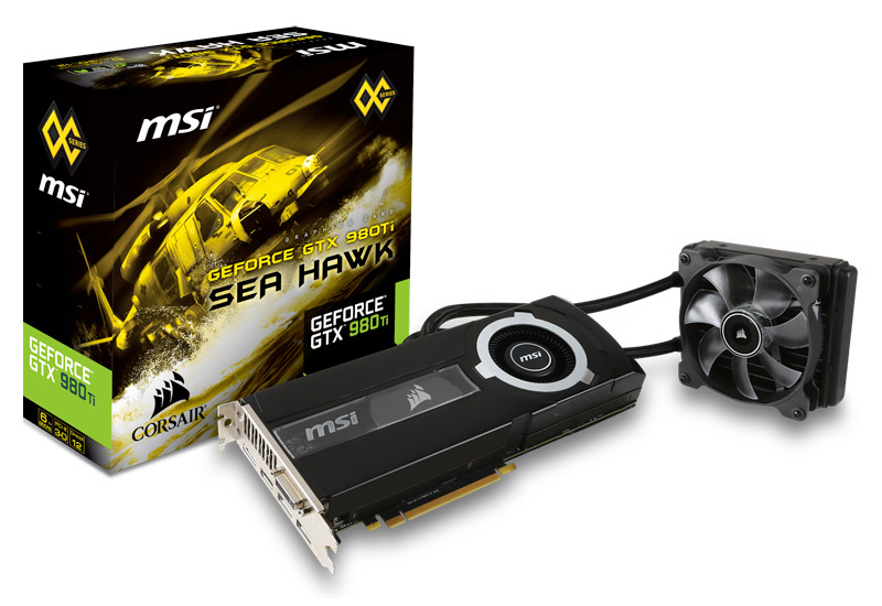 GTX 980Ti SEA HAWK | MSI グラフィックボード GeForce GTX 980 Ti