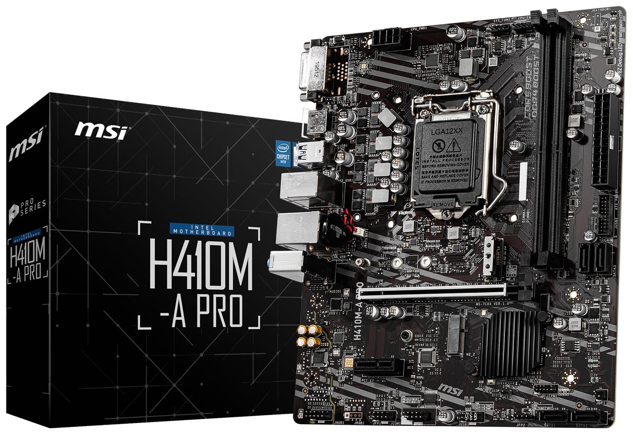 H410M-A PRO | MSI マザーボード Intel H410チップセット | 株式会社アスク