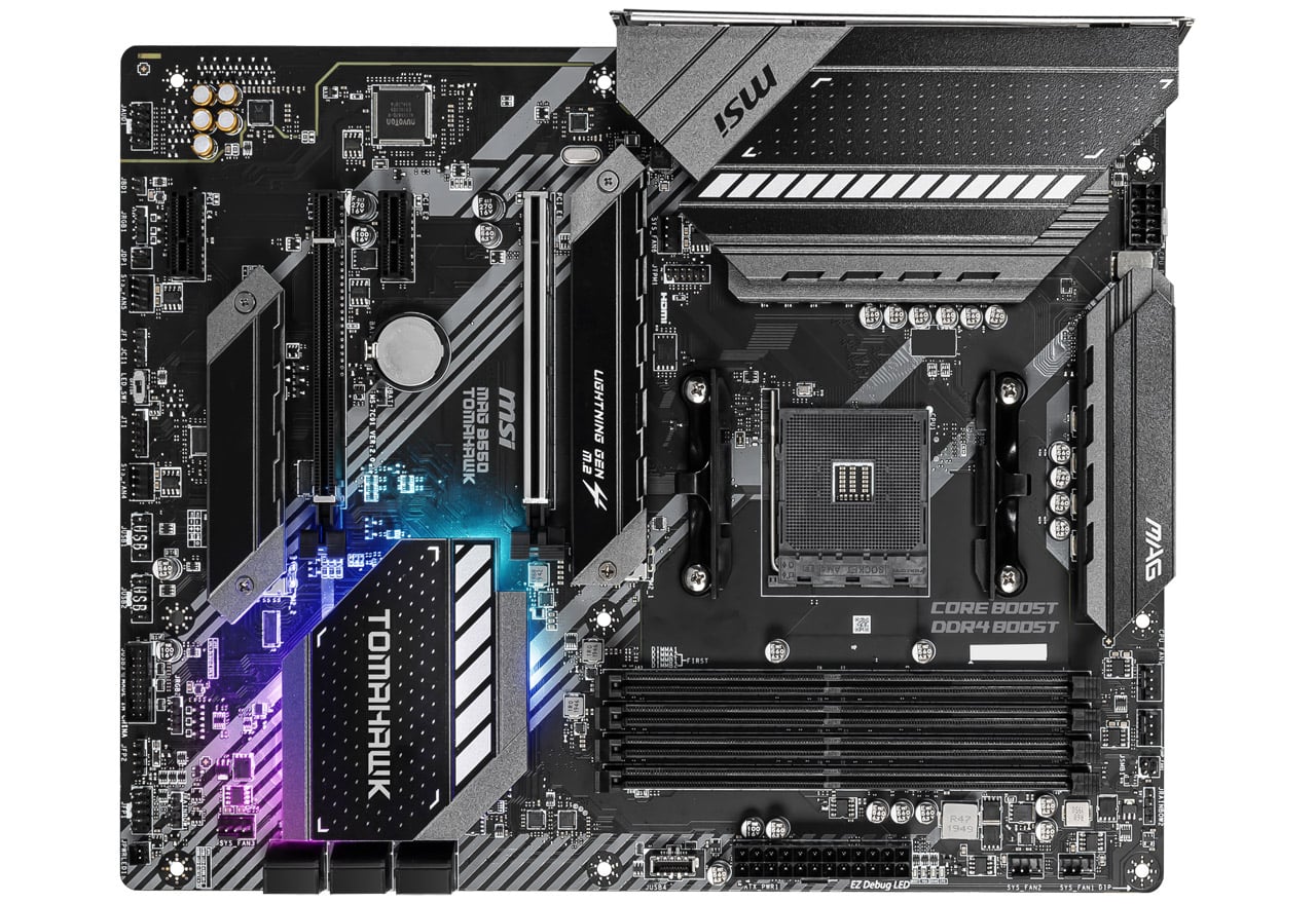 MAG B550 TOMAHAWK | MSI マザーボード AMD B550チップセット | 株式