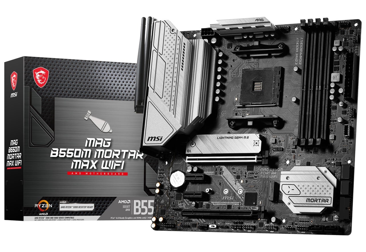 MAG B550M MORTAR MAX WIFI | MSI マザーボード AMD B550チップセット