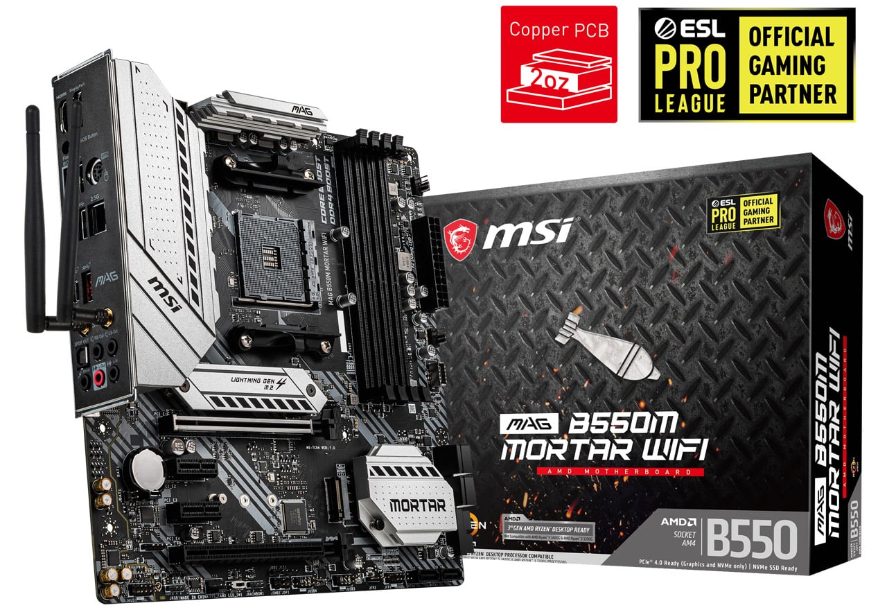 MAG B550M MORTAR WIFI | MSI マザーボード AMD B550チップセット
