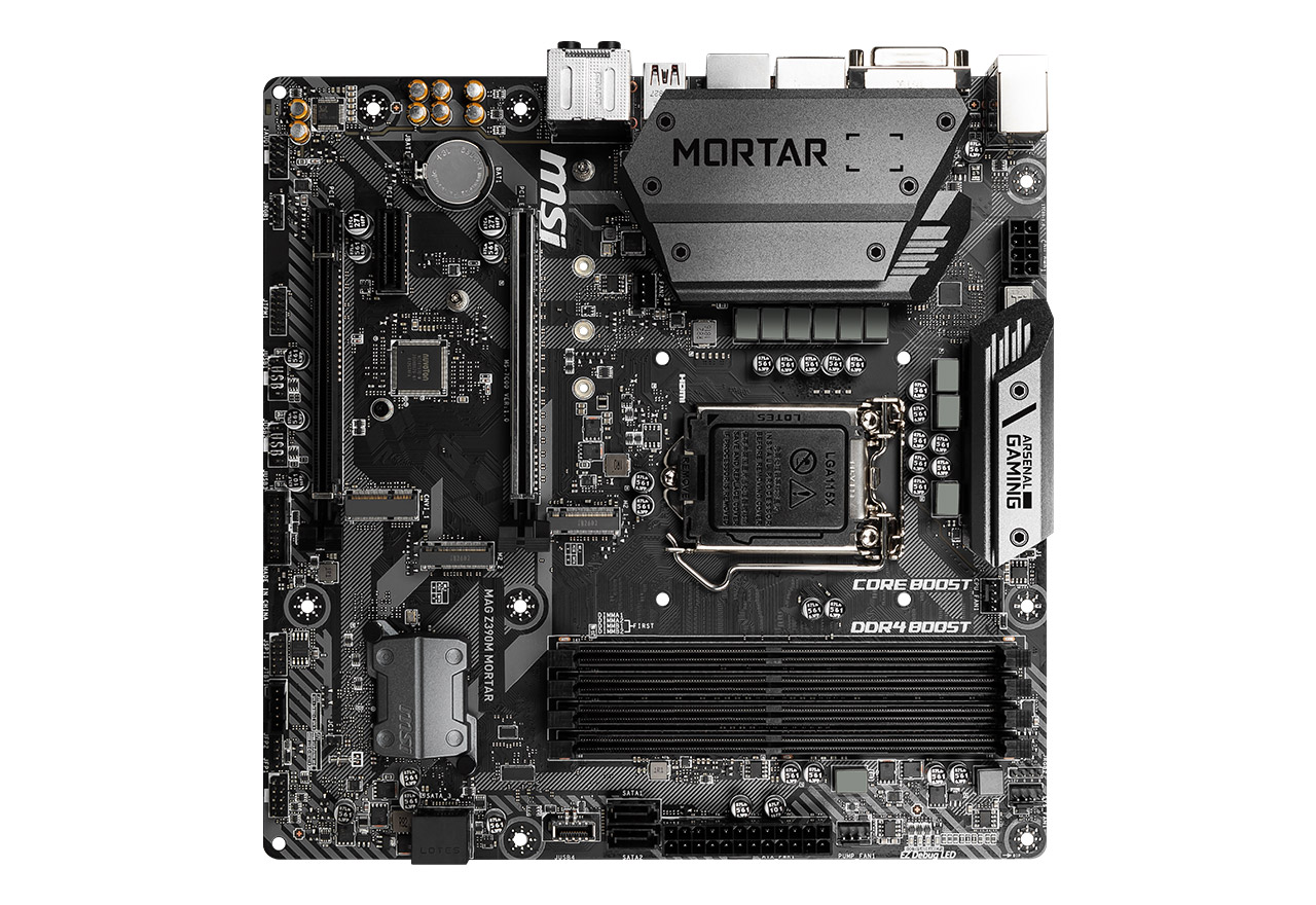 MAG Z390M MORTAR | MSI マザーボード Intel Z390チップセット | 株式