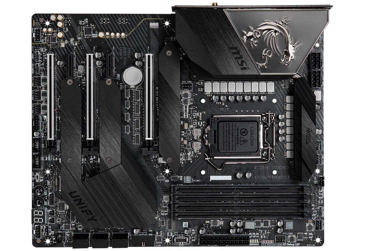 MEG Z490 UNIFY | MSI マザーボード Intel Z490チップセット | 株式