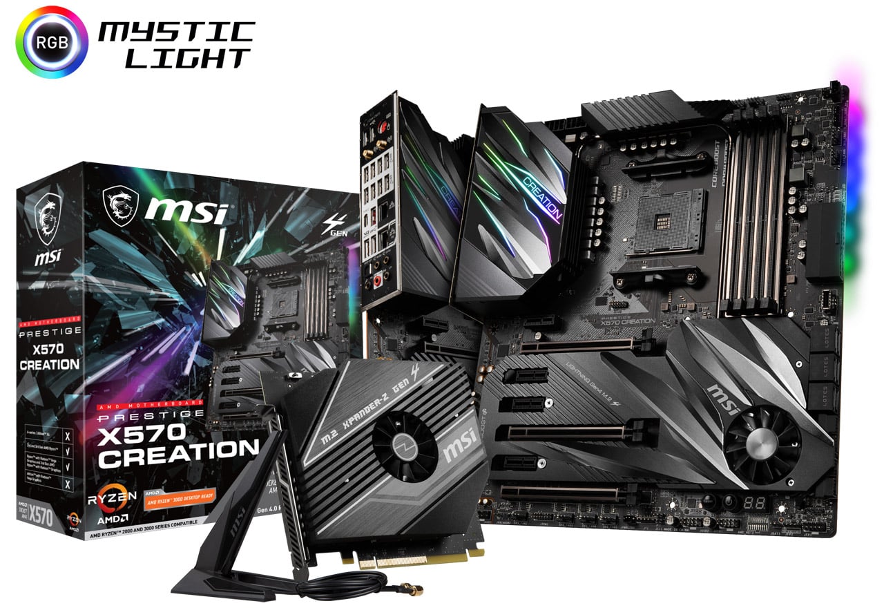 PRESTIGE X570 CREATION | MSI マザーボード AMD X570チップセット