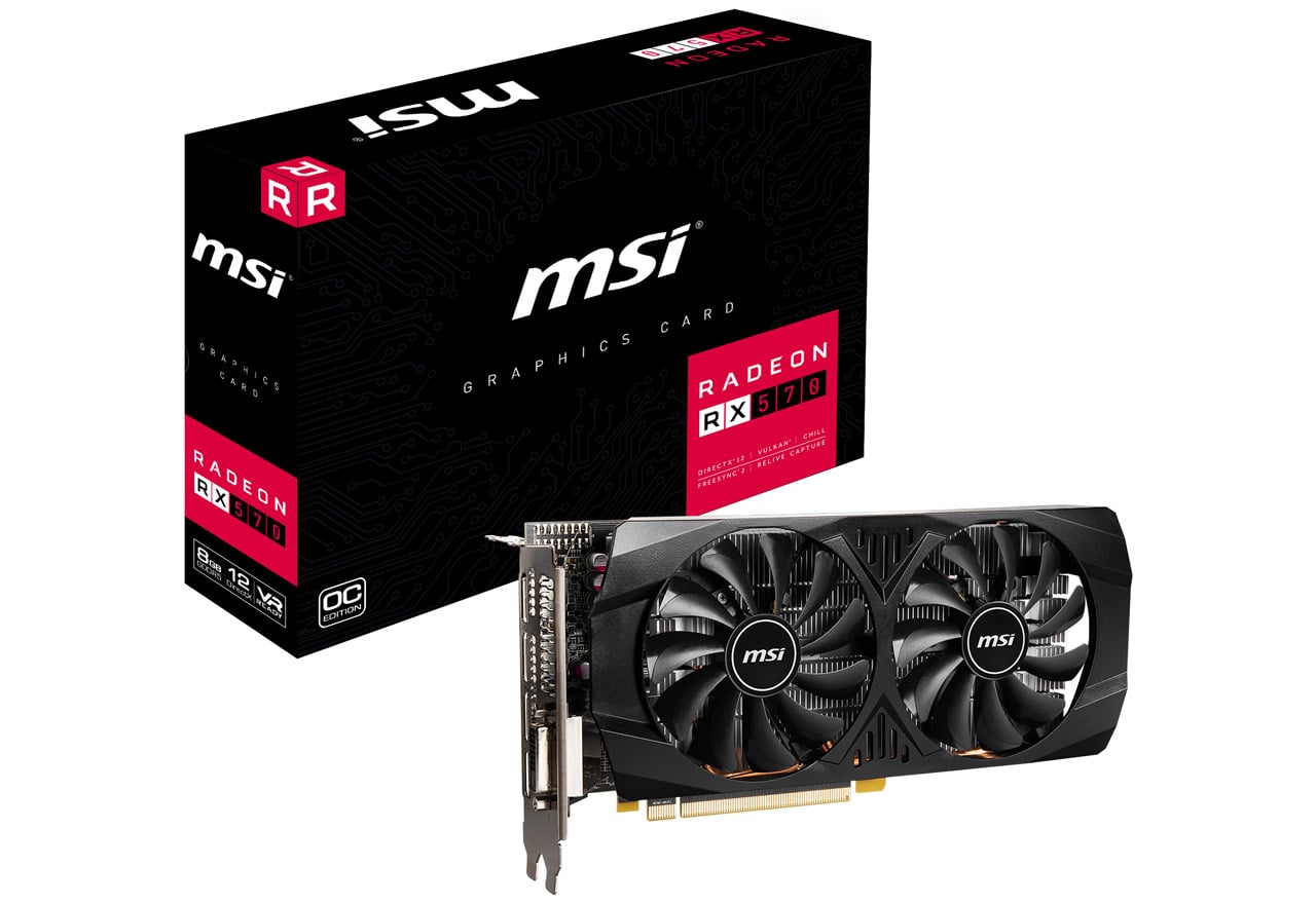Radeon RX 570 8GT OCV1 | MSI グラフィックボード RADEON RX 570