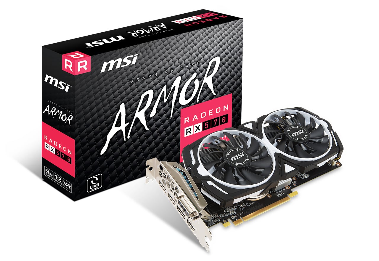 Radeon RX 570 ARMOR 8G | MSI グラフィックボード RADEON RX 570