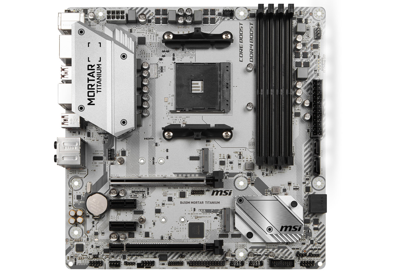 B450M MORTAR TITANIUM | MSI マザーボード AMD B450チップセット