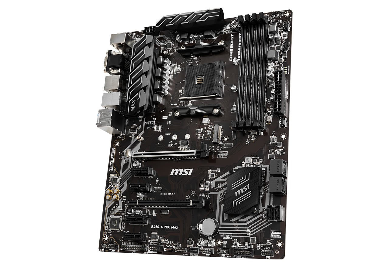 B450-A PRO MAX | MSI マザーボード AMD B450チップセット | 株式会社