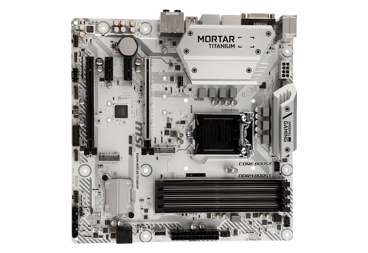 B360M MORTAR TITANIUM | MSI マザーボード Intel B360チップセット