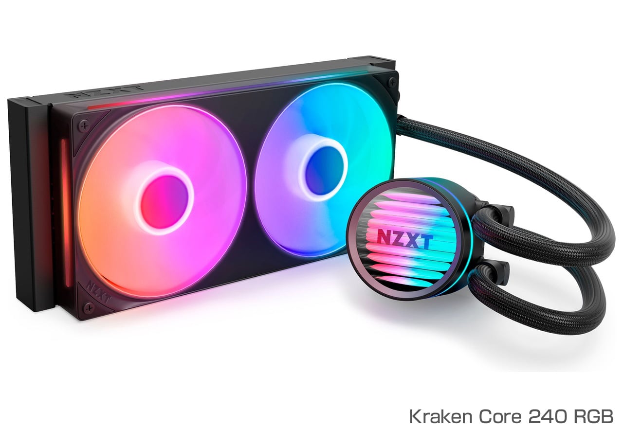 Kraken Core RGBシリーズ | NZXT 水冷一体型CPUクーラー | 株式会社アスク