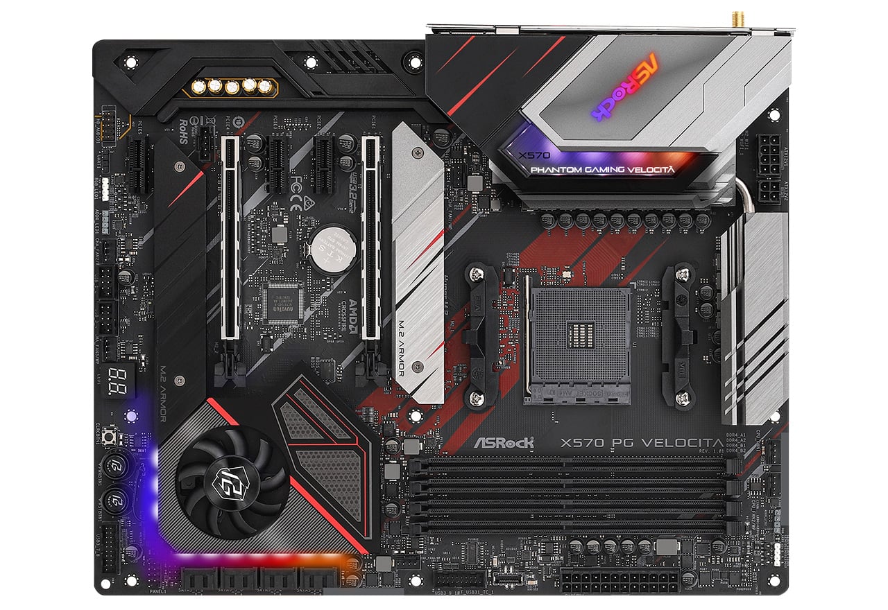 X570 PG Velocita | ASRock マザーボード AMD X570チップセット | 株式
