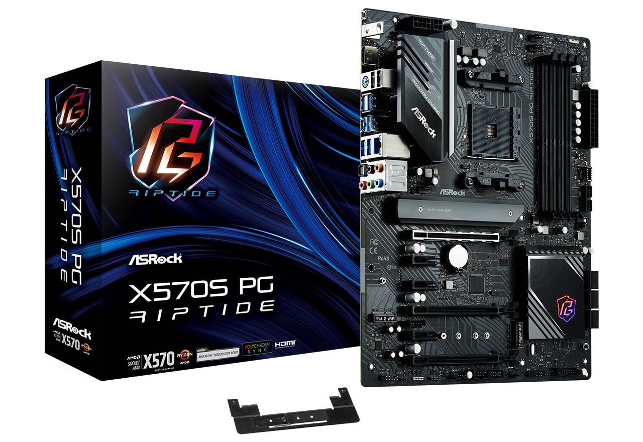 X570S PG Riptide | ASRock マザーボード AMD X570チップセット | 株式