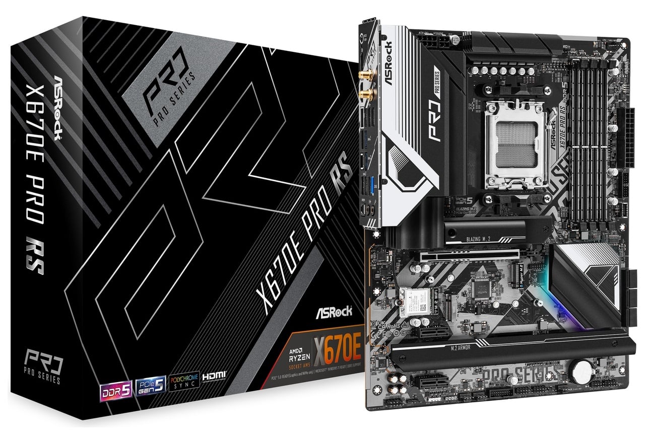 X670E Pro RS | ASRock マザーボード AMD X670チップセット | 株式会社