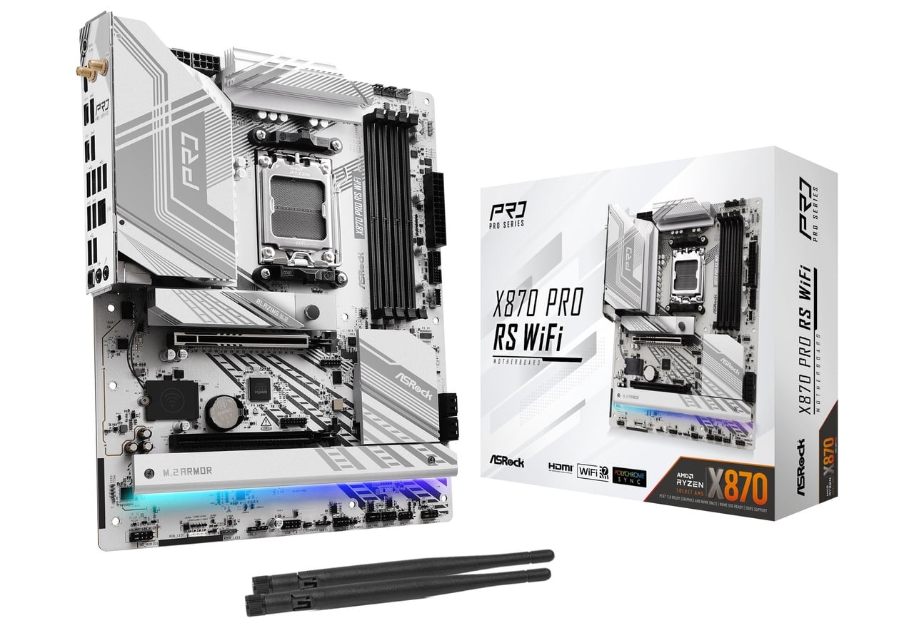 X870 Pro RS WiFi | ASRock マザーボード AMD X870E/X870チップセット