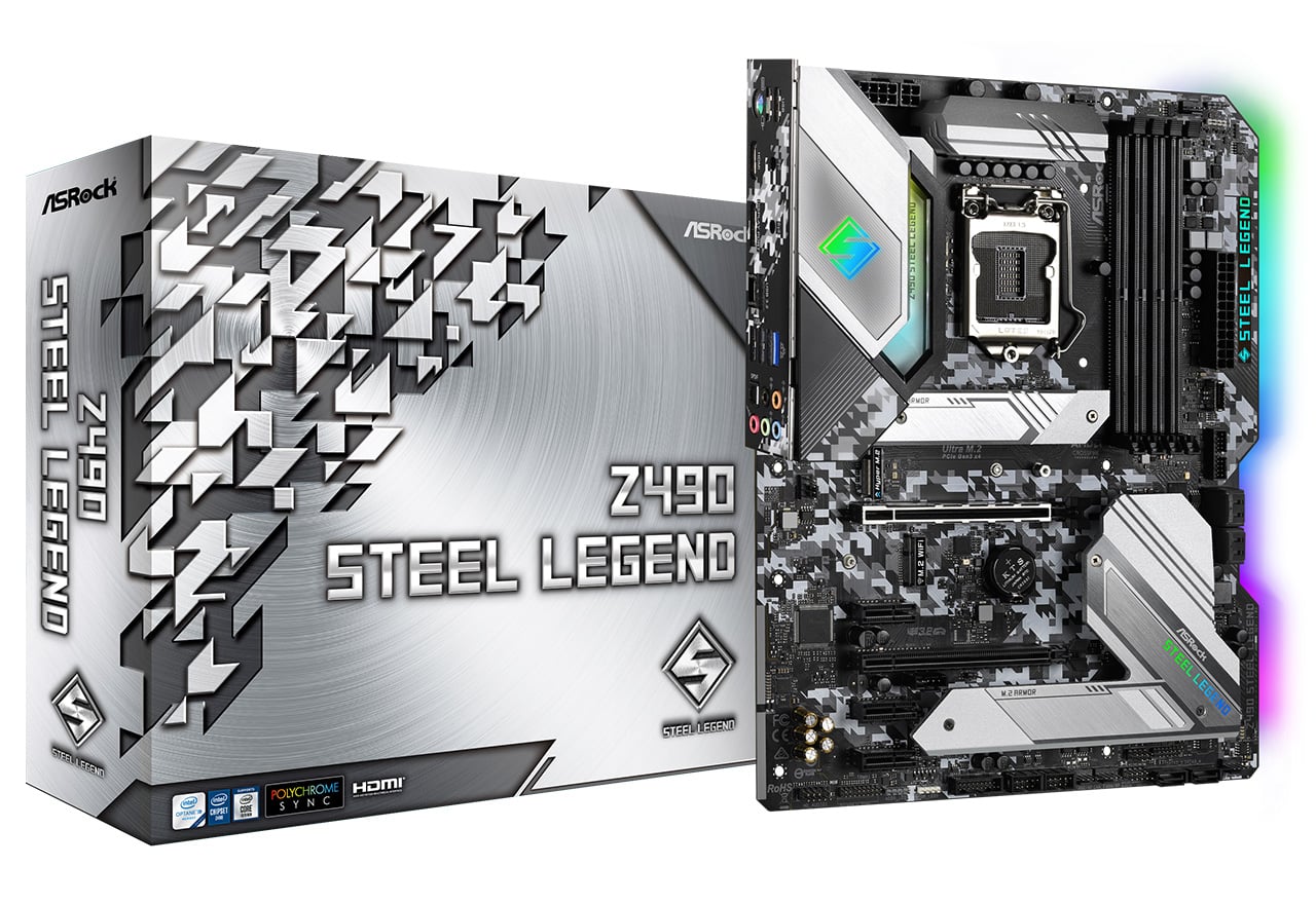 Z490 Steel Legend | ASRock マザーボード Intel Z490チップセット
