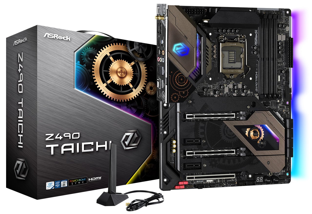 Z490 Taichi | ASRock マザーボード Intel Z490チップセット | 株式