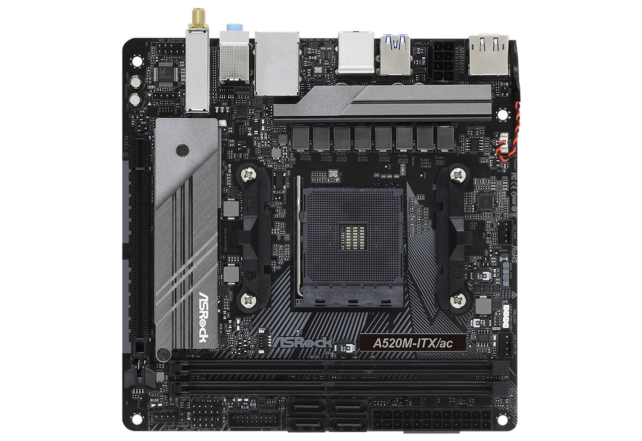 A520M-ITX/ac | ASRock マザーボード AMD A520チップセット | 株式会社