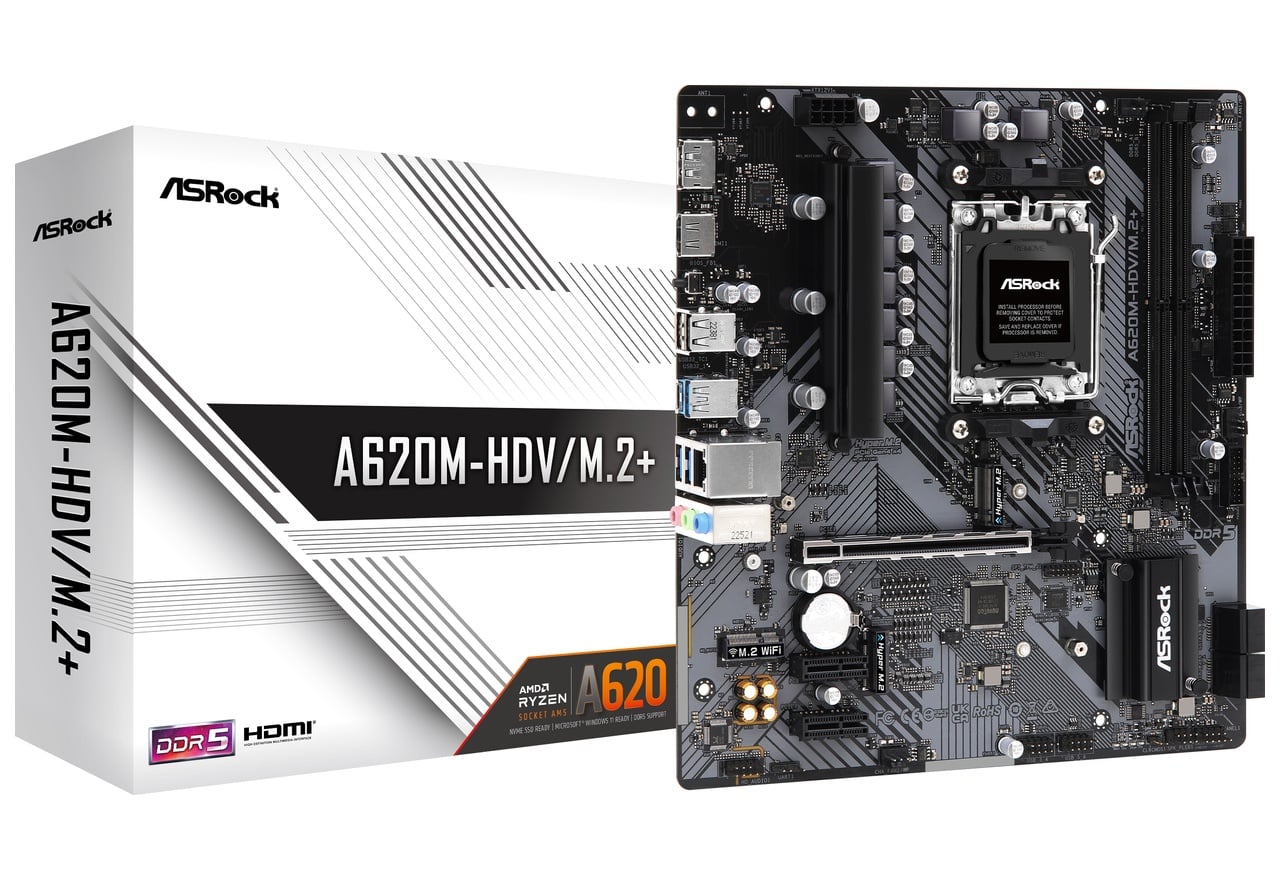 A620M-HDV/M.2+ | ASRock マザーボード AMD A620チップセット | 株式