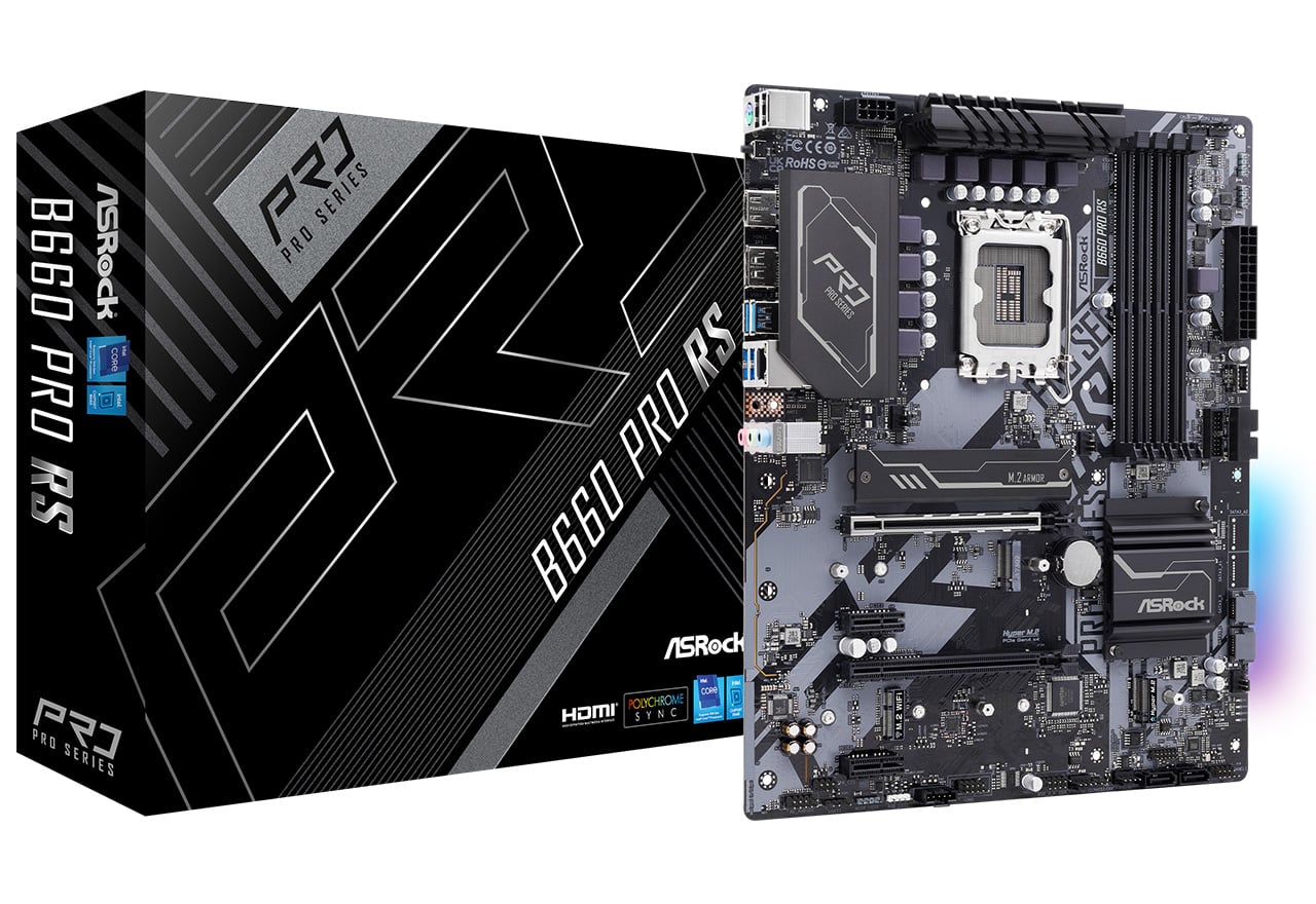 B660 Pro RS | ASRock マザーボード Intel B660チップセット | 株式