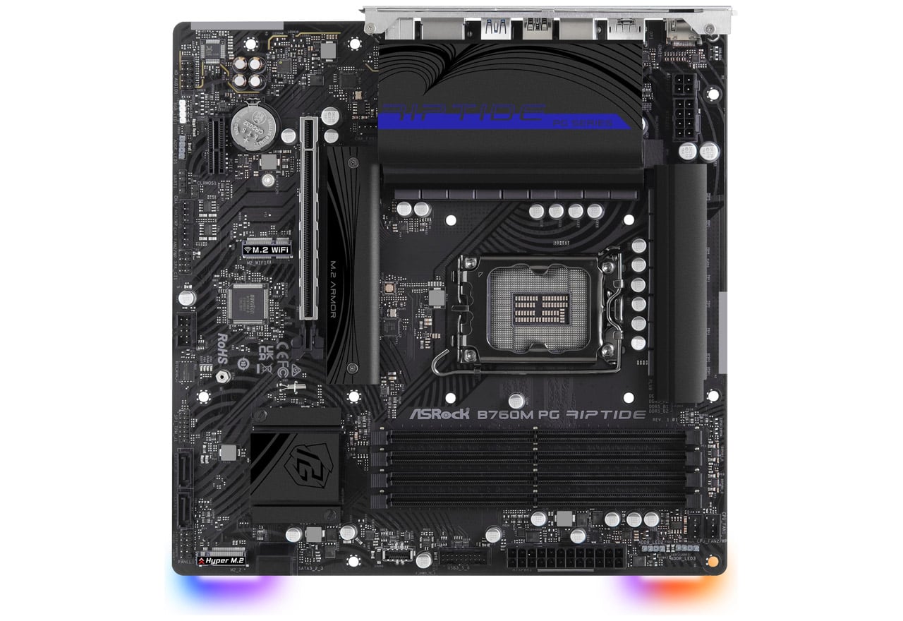 B760M PG Riptide | ASRock マザーボード Intel B760チップセット