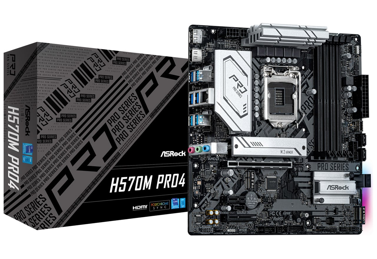 H570M Pro4 | ASRock マザーボード Intel H570チップセット | 株式会社