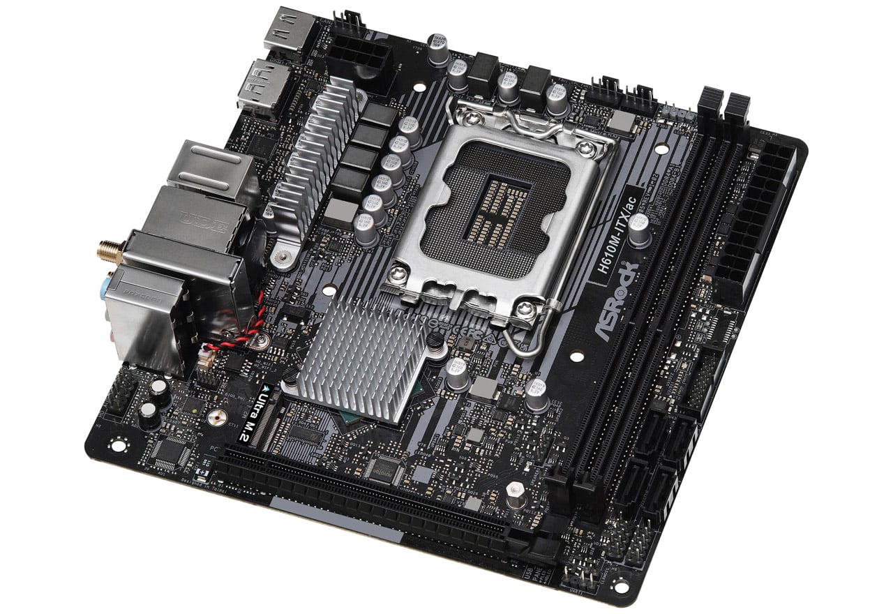 H610M-ITX/ac | ASRock マザーボード Intel H610チップセット | 株式