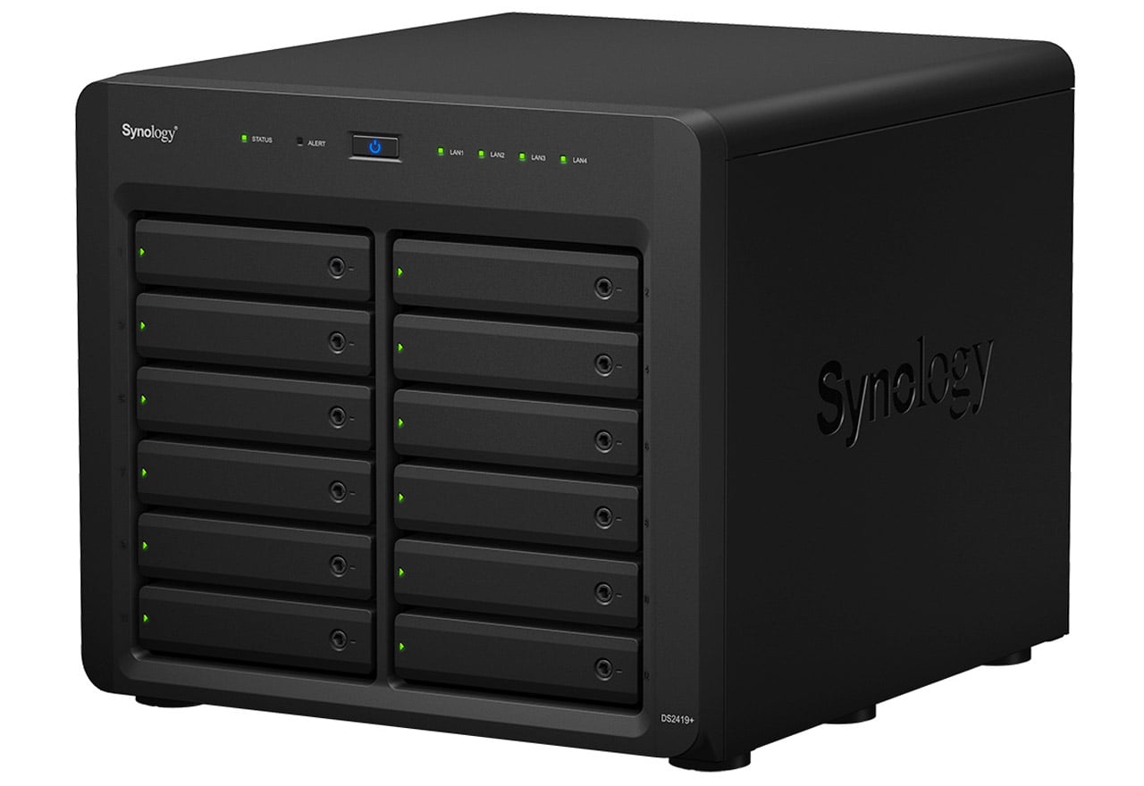 DiskStation DS2419+ | Synology ビジネス向け 12ベイオールインワン