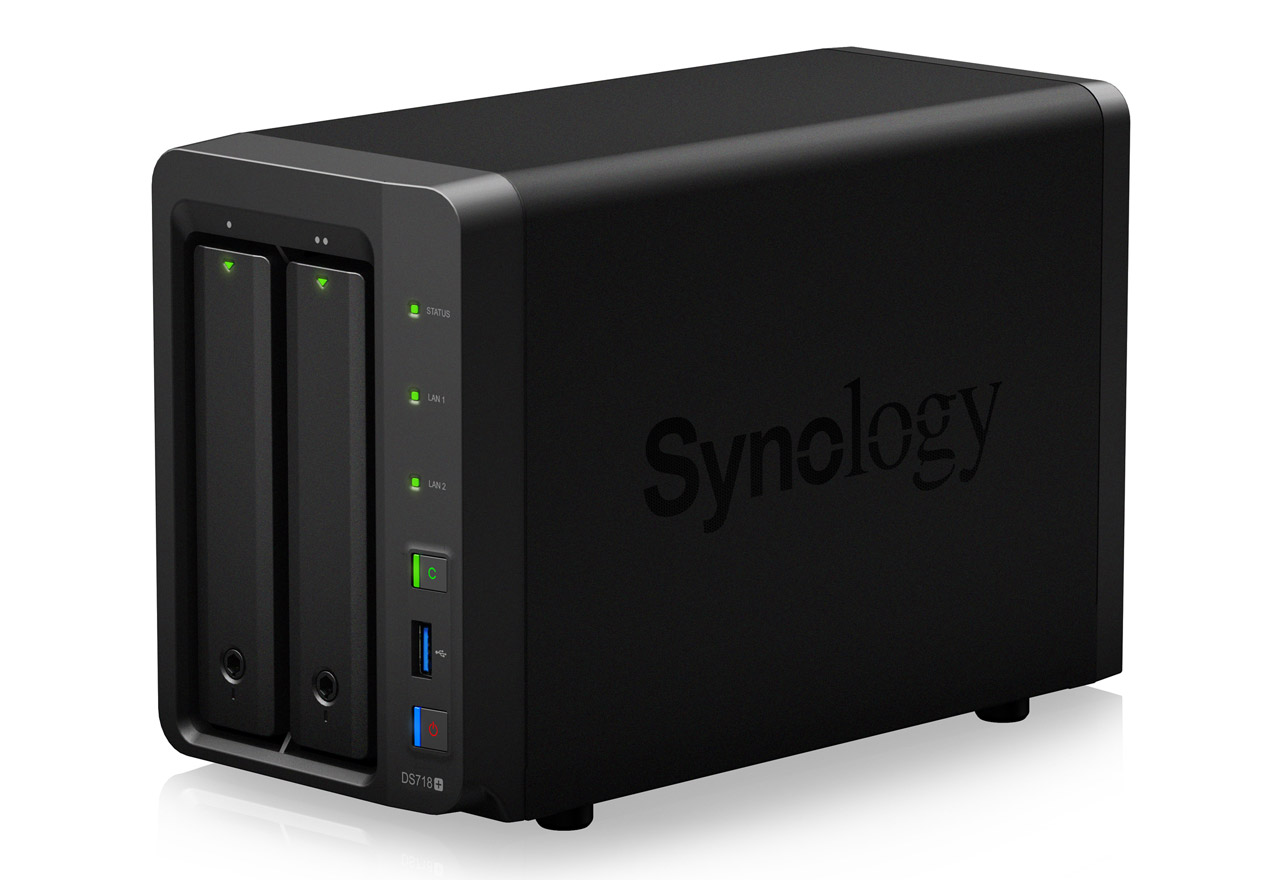 DiskStation DS718+ | Synology ビジネス向け 2ベイオールインワンNAS