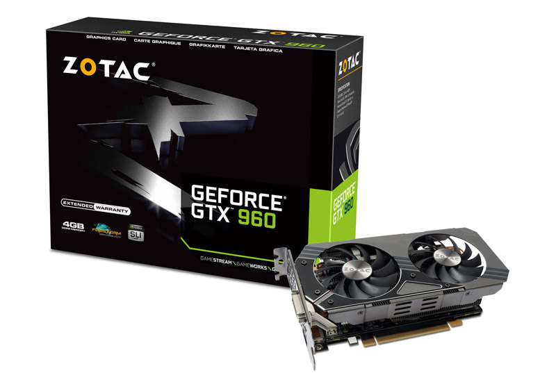 ZOTAC GeForce GTX 960 4GB | ZOTAC NVIDIA グラフィックボード