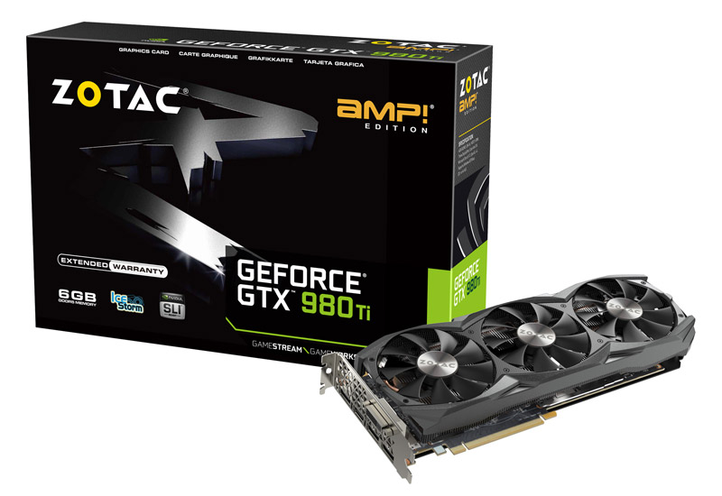 ZOTAC GeForce GTX 980 Ti AMP Edition | ZOTAC NVIDIA グラフィック