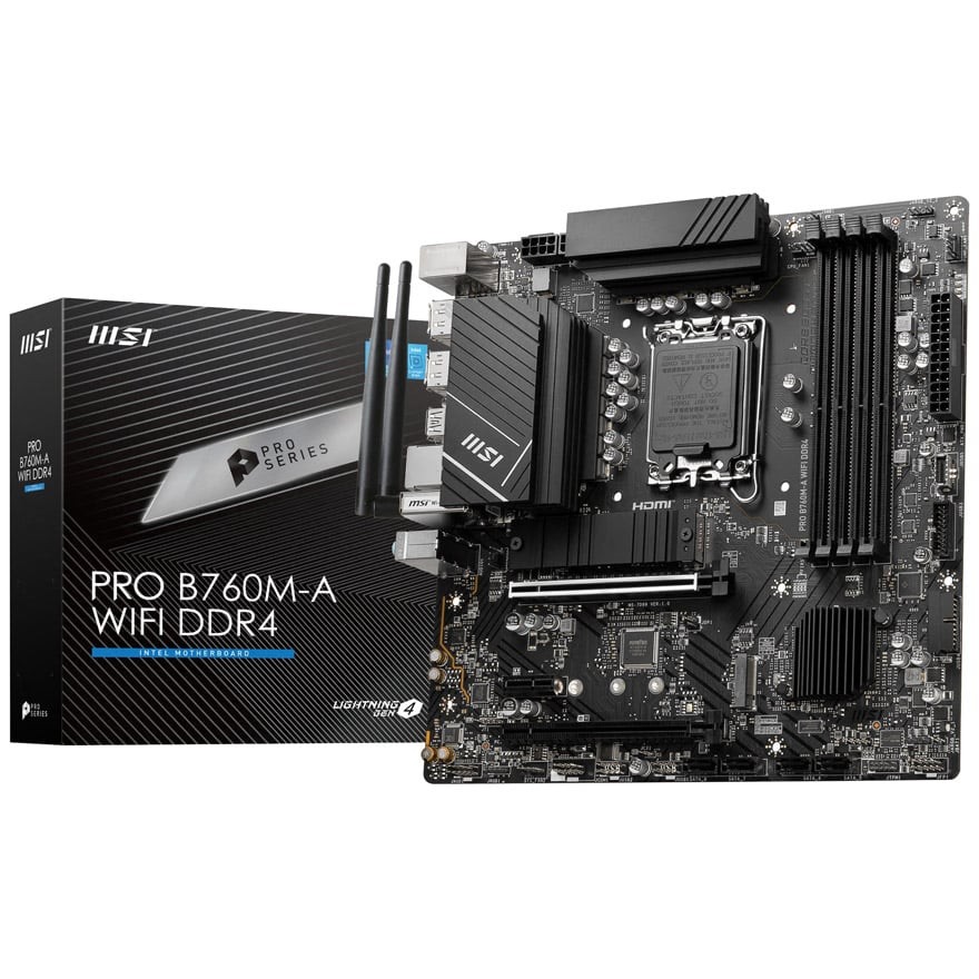 PRO B760M-A WIFI DDR4 | MSI マザーボード Intel B760チップセット