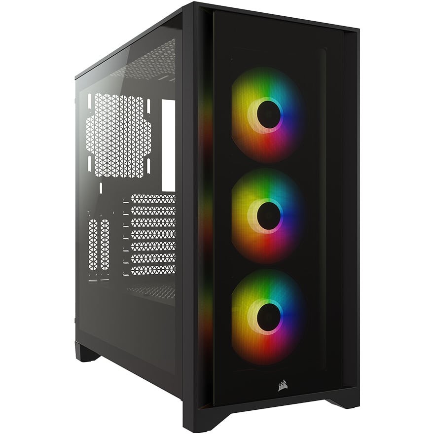 iCUE 4000X RGB Tempered Glassシリーズ | CORSAIR ミドルタワー型PC