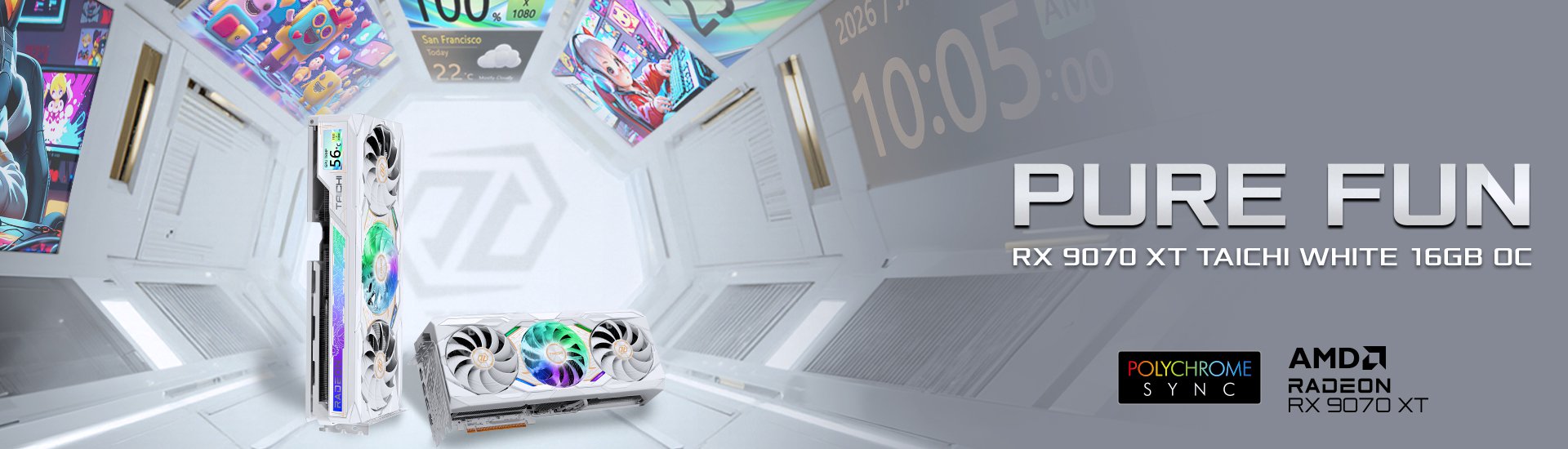 グラフィックボード・グラボ・ビデオカード ASRock Radeon RX 9070 16GB ASRock > AMD Radeon™ RX 9070 Challenger 16GB