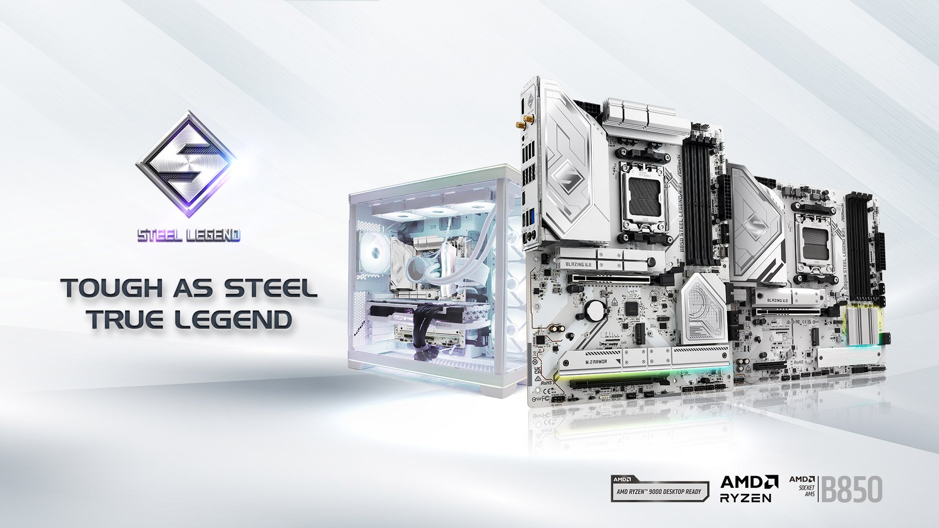 CPU Ryzen9 7950X3D & B850 Steel Legend WiFi ASRock > B850 Steel Legend WiFi
