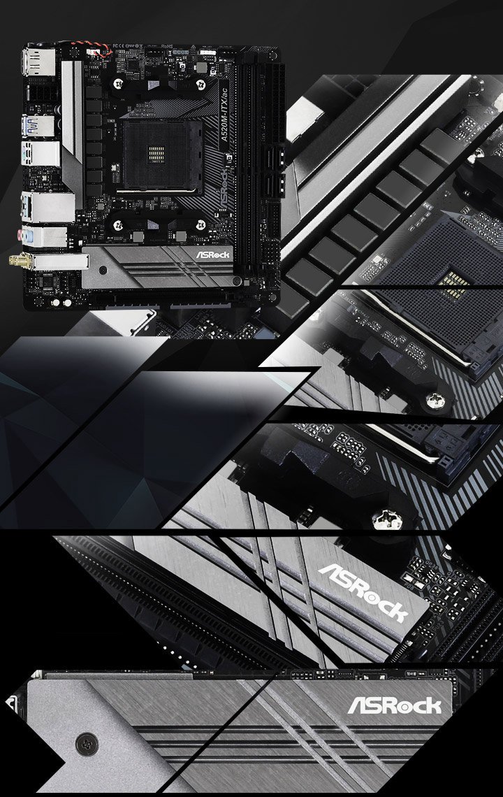 T*U様 ASRock A520M-ITX/ac マザーボード ASRock > A520M-ITX/ac