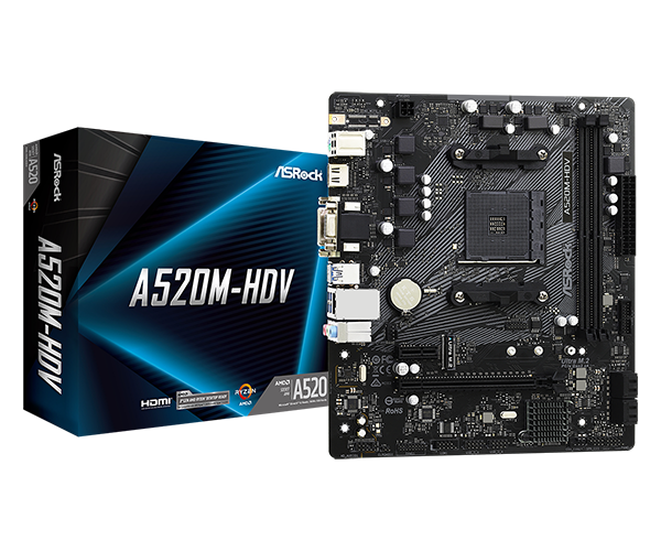 ASRock A520M-HDV マザーボード ASRock > A520M-HDV
