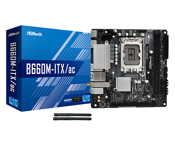 マザーボード ASROCK B660M-ITX/ac ASRock > B660M-ITX/ac