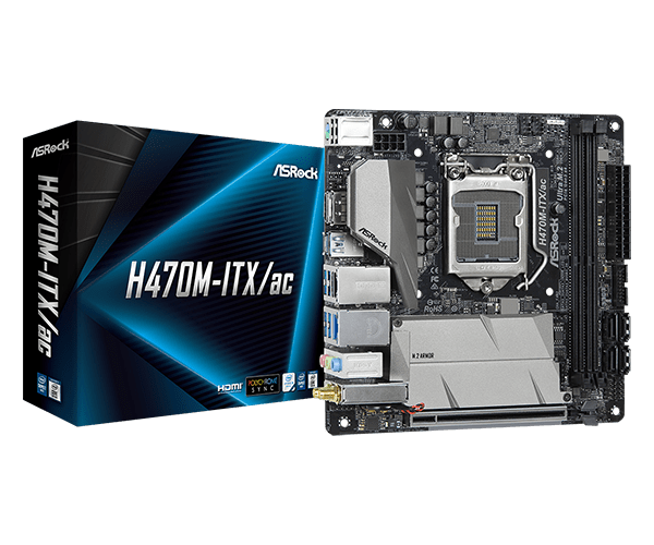 Asrock H170M-ITX/ac＋Core i5-7500＋CPUクーラー ASRock > H170M-ITX/ac