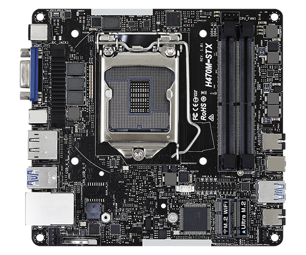 H470M-STX マザーボード ASRock > H470M-STX